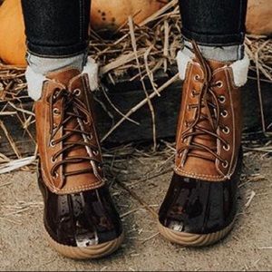 Brown Duck Boots
